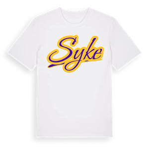 Syke baseball t-shirt – ekologisk bomull t-shirt från Pinshirt
