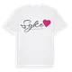 Syke hjärta t-shirt