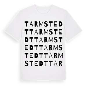 Tarmstedt ordlek t-shirt – ekologisk bomull t-shirt från Pinshirt