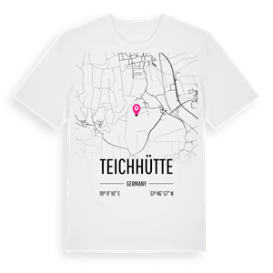 Teichhütte karta t-shirt – ekologisk bomull t-shirt från Pinshirt