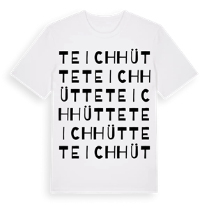 Teichhütte ordlek t-shirt – ekologisk bomull t-shirt från Pinshirt