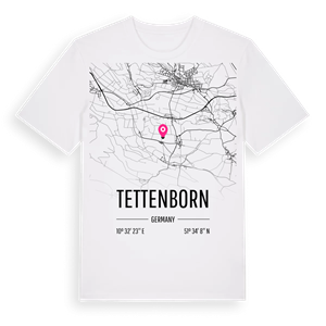 Tettenborn karta t-shirt – ekologisk bomull t-shirt från Pinshirt