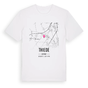 Thiede karta t-shirt – ekologisk bomull t-shirt från Pinshirt