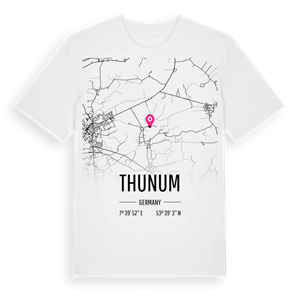 Thunum karta t-shirt – ekologisk bomull t-shirt från Pinshirt