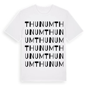 Thunum ordlek t-shirt – ekologisk bomull t-shirt från Pinshirt