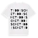 Tiddische ordlek t-shirt