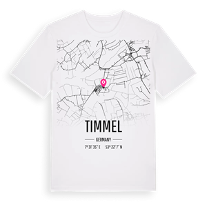 Timmel karta t-shirt – ekologisk bomull t-shirt från Pinshirt