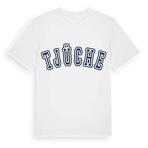 Tjüche college t-shirt – ekologisk bomull t-shirt från Pinshirt
