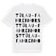 Tülau-Fahrenhorst ordlek t-shirt
