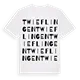 Twieflingen ordlek t-shirt