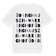 Üdinghausen-Warringhof ordlek t-shirt