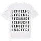 Ueffeln ordlek t-shirt