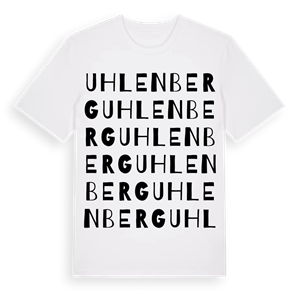 Uhlenberg ordlek t-shirt – ekologisk bomull t-shirt från Pinshirt