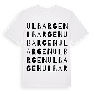Ulbargen ordlek t-shirt – ekologisk bomull t-shirt från Pinshirt