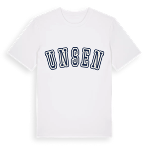 Unsen college t-shirt – ekologisk bomull t-shirt från Pinshirt