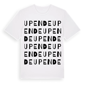 Upende ordlek t-shirt – ekologisk bomull t-shirt från Pinshirt