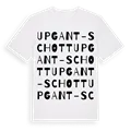 Upgant-Schott ordlek t-shirt