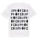 Uphöfen ordlek t-shirt