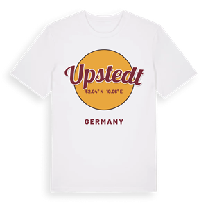 Upstedt cirkel t-shirt – ekologisk bomull t-shirt från Pinshirt