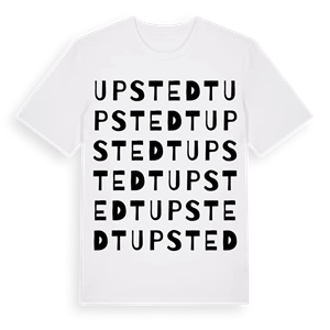 Upstedt ordlek t-shirt – ekologisk bomull t-shirt från Pinshirt