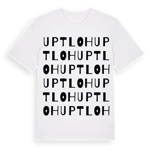 Uptloh ordlek t-shirt – ekologisk bomull t-shirt från Pinshirt