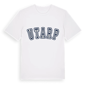 Utarp college t-shirt – ekologisk bomull t-shirt från Pinshirt