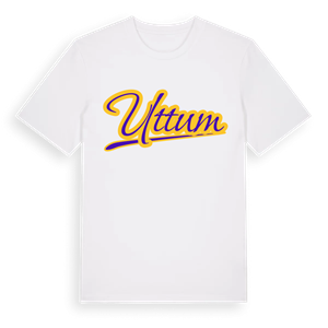 Uttum baseball t-shirt – ekologisk bomull t-shirt från Pinshirt