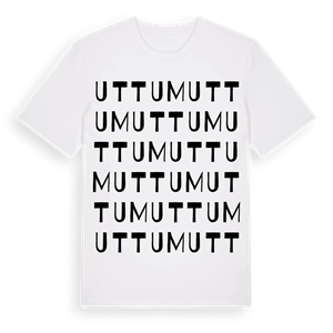 Uttum ordlek t-shirt – ekologisk bomull t-shirt från Pinshirt