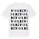 Vahlde ordlek t-shirt