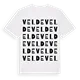 Velde ordlek t-shirt