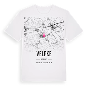 Velpke karta t-shirt – ekologisk bomull t-shirt från Pinshirt