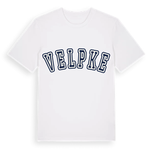 Velpke college t-shirt – ekologisk bomull t-shirt från Pinshirt