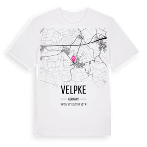 Velpke karta t-shirt – ekologisk bomull t-shirt från Pinshirt