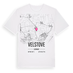 Velstove karta t-shirt – ekologisk bomull t-shirt från Pinshirt