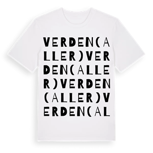 Verden (Aller) ordlek t-shirt – ekologisk bomull t-shirt från Pinshirt