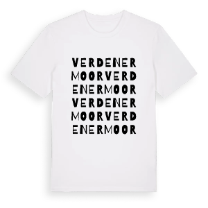Verdenermoor ordlek t-shirt – ekologisk bomull t-shirt från Pinshirt