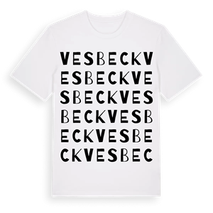 Vesbeck ordlek t-shirt – ekologisk bomull t-shirt från Pinshirt