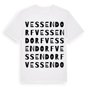 Vessendorf ordlek t-shirt – ekologisk bomull t-shirt från Pinshirt