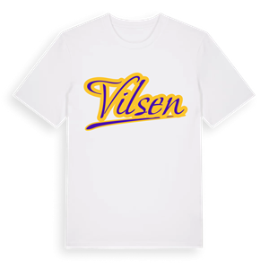 Vilsen baseball t-shirt – ekologisk bomull t-shirt från Pinshirt