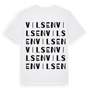 Vilsen ordlek t-shirt – ekologisk bomull t-shirt från Pinshirt