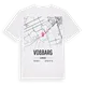Voßbarg karta t-shirt