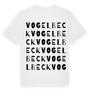 Vogelbeck ordlek t-shirt – ekologisk bomull t-shirt från Pinshirt