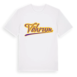 Vöhrum baseball t-shirt – ekologisk bomull t-shirt från Pinshirt