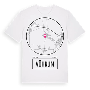 Vöhrum t-shirt – ekologisk bomull t-shirt från Pinshirt