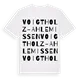 Voigtholz-Ahlemissen ordlek t-shirt