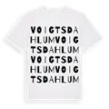 Voigtsdahlum ordlek t-shirt