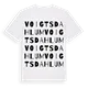 Voigtsdahlum ordlek t-shirt
