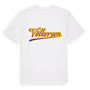 Völkersen baseball t-shirt – ekologisk bomull t-shirt från Pinshirt