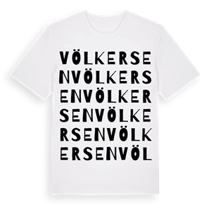 Völkersen ordlek t-shirt – ekologisk bomull t-shirt från Pinshirt
