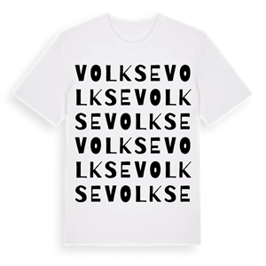 Volkse ordlek t-shirt – ekologisk bomull t-shirt från Pinshirt